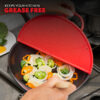 Silicone Splatter Guard for Frying Pan, Foldable Guard that Protects Hands from Heat and Splatter, (12-Inch Diameter, Red) - Image 5