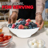 Strainer Colander Fruit 1 Quart Bowl Small Detachable 2 Piece Set Handle Berries Vegetables - Image 6