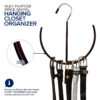 Space Saving Multipurpose Hanging Closet Organizer