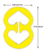 Razor Clips Bra Strap Clips 3 Pack (Yellow) - Image 2